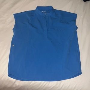 FIGS Capri Blue Rafaela scrub top